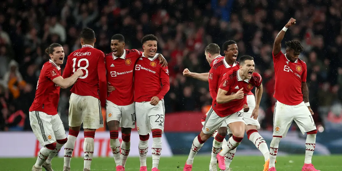 Man United can still win a domestic cup double after they thrashed Brighton 7-6 on penalties at Wembley.