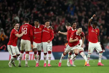 Man United can still win a domestic cup double after they thrashed Brighton 7-6 on penalties at Wembley.