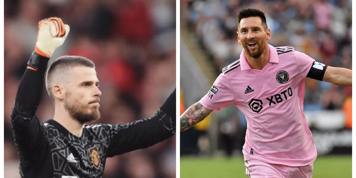 Manchester United former keeper might play next to Lionel Messi.