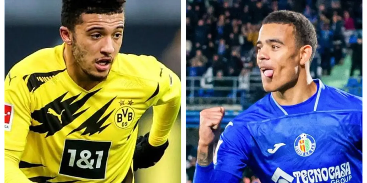 Mason Greenwood and Jadon Sancho