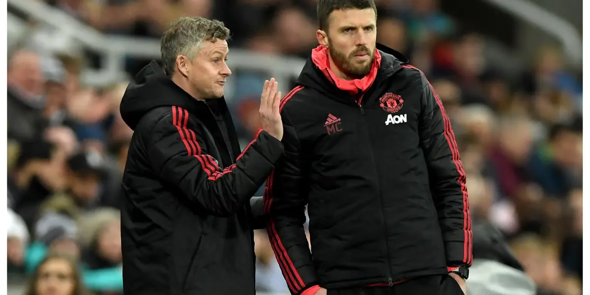 Michael Carrick and Ole Gunnar