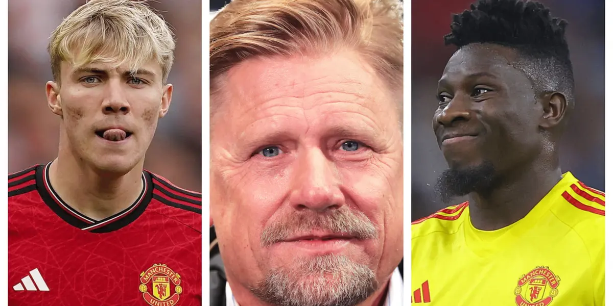 Peter Schmeichel talks about the role of Rasmus Hojlund and André Onana at Manchester United defeat.