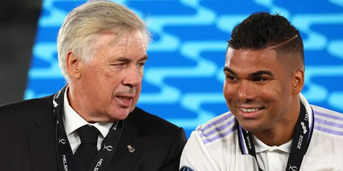 Real Madrid's manager told the press that Casemiro will leave the club