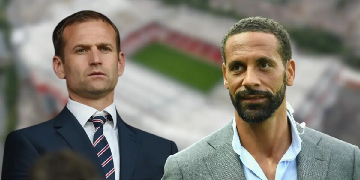 Rio Ferdinand and Dan Ashworth