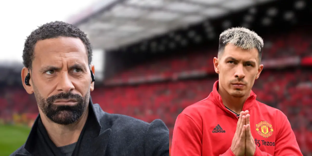 Rio Ferdinand and Lisandro Martinez